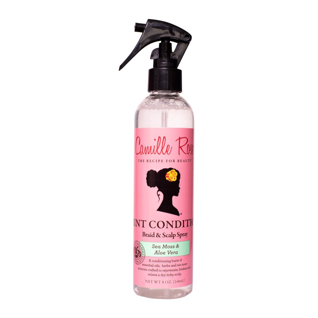 Camille Rose Mint Condition Braid & Scalp Spray, 8 OZ