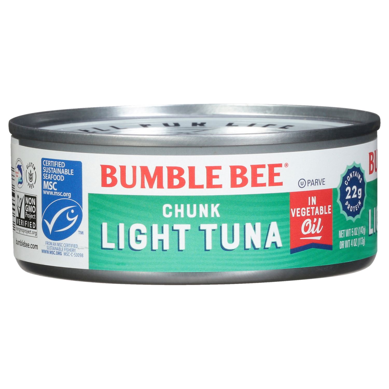 Bumble Bee Chunk Light Tuna In Vegetable Oil