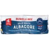 Bumble Bee Solid White Albacore Tuna in Water, 4 ct, 20 oz, thumbnail image 1 of 2