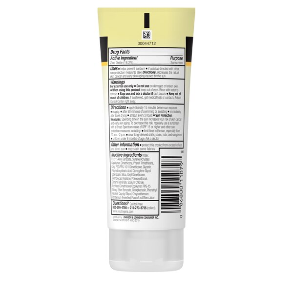 Neutrogena Sheer Zinc Dry-Touch Sunscreen, 3 OZ