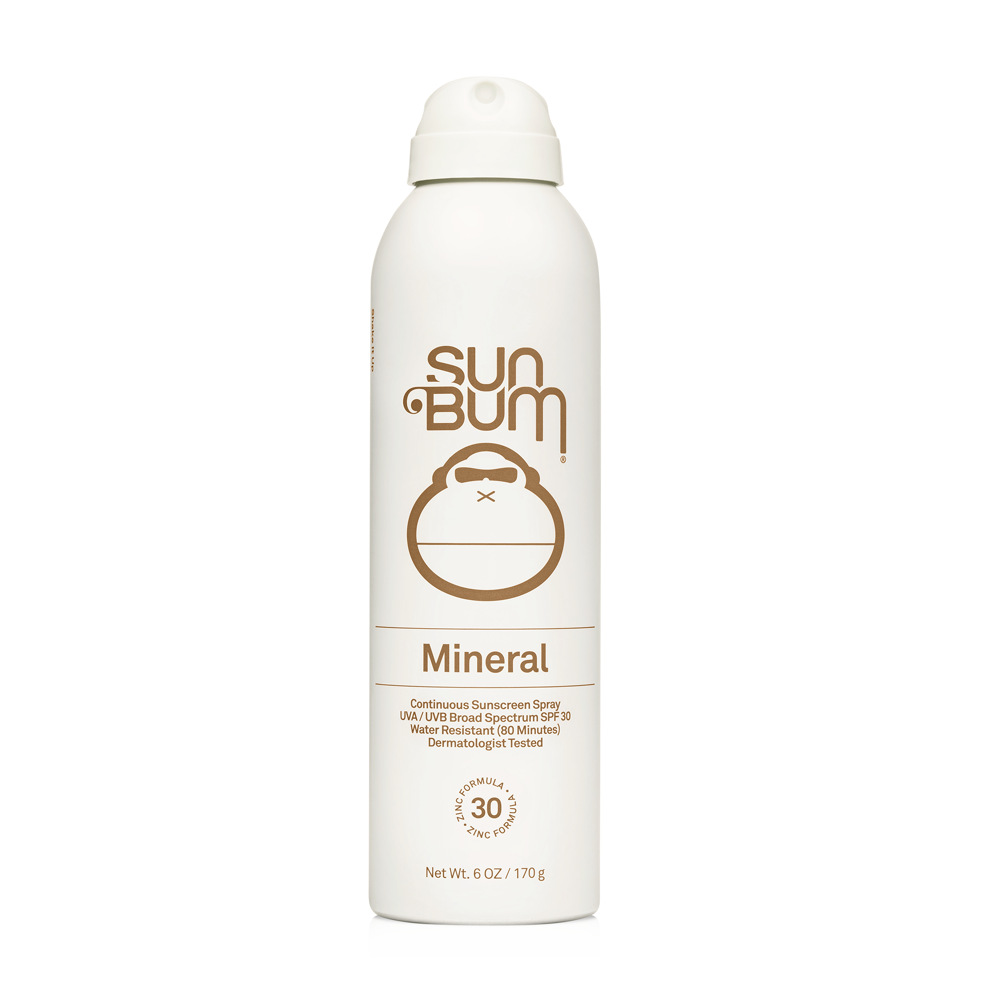 Sun Bum SPF 30 Mineral Sunscreen Spray, 6 OZ image.