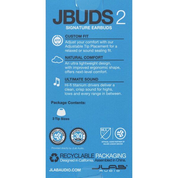 JLab JBuds2 Signature Earbuds