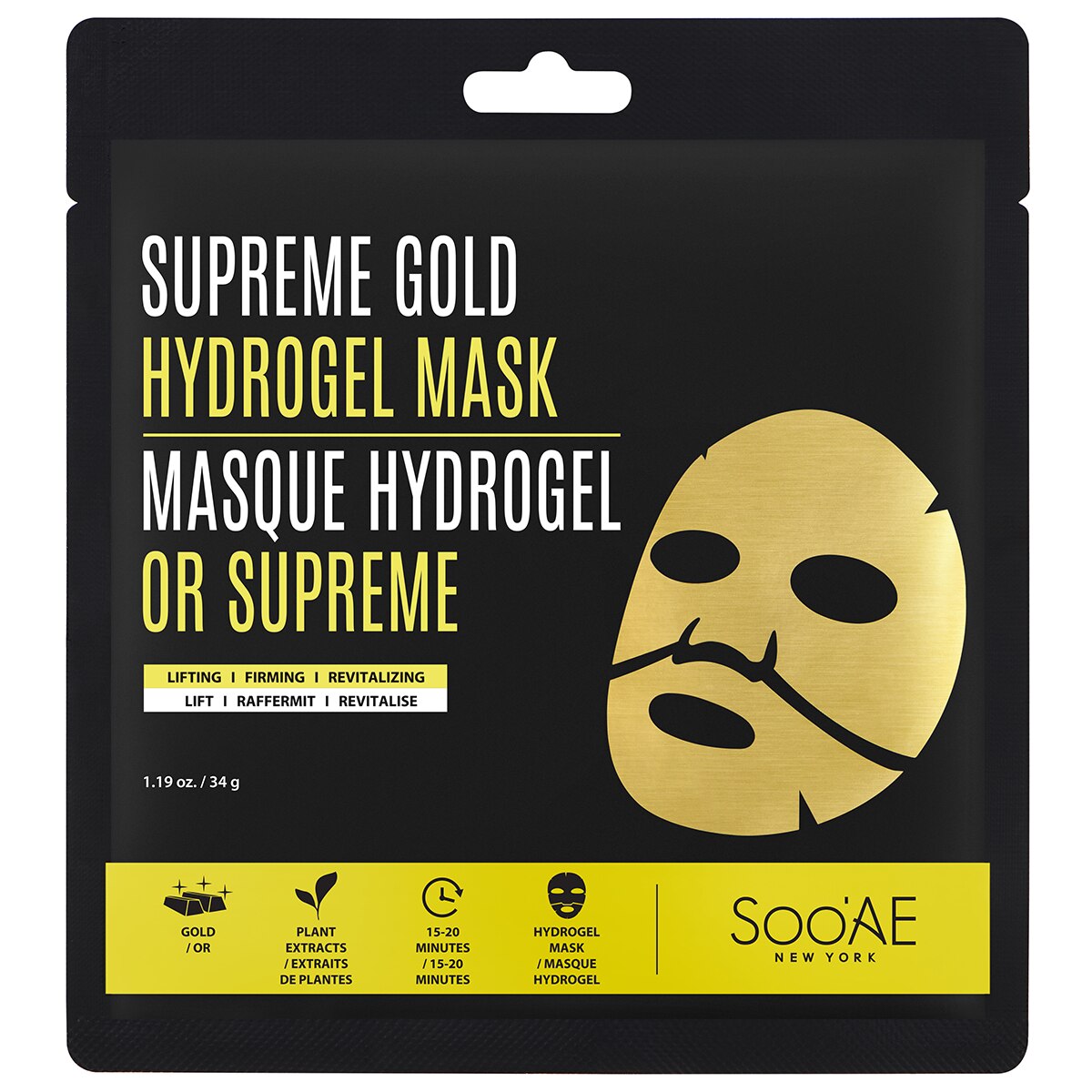 SooAE Supreme Gold Hydrogel Mask