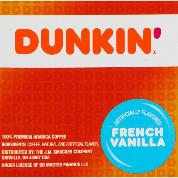 Dunkin' Donuts Coffee K-Cup Pods, French Vanilla, 10 ct, 3.7 oz