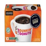 Dunkin' Coffee K-Cups, Dark Roast, 10 ct, 3.52 oz, thumbnail image 1 of 3