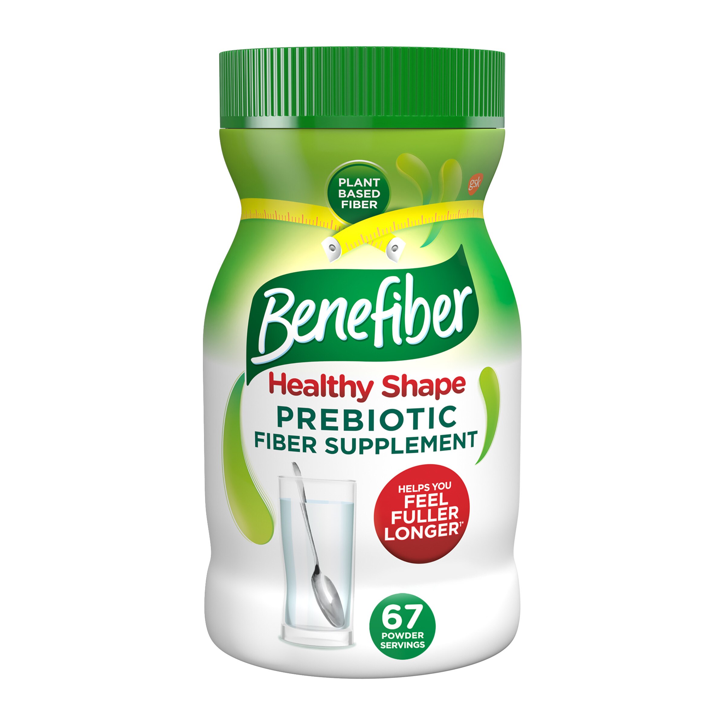 Benefiber Healthy Shape Prebiotic Fiber Supplement Powder