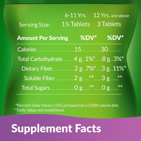 Benefiber Chewable Prebiotic Fiber Chewable Tablets