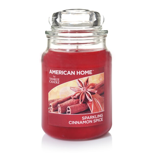Yankee Candle Sparkling Cinnamon Spice Jar Candle, 19 OZ