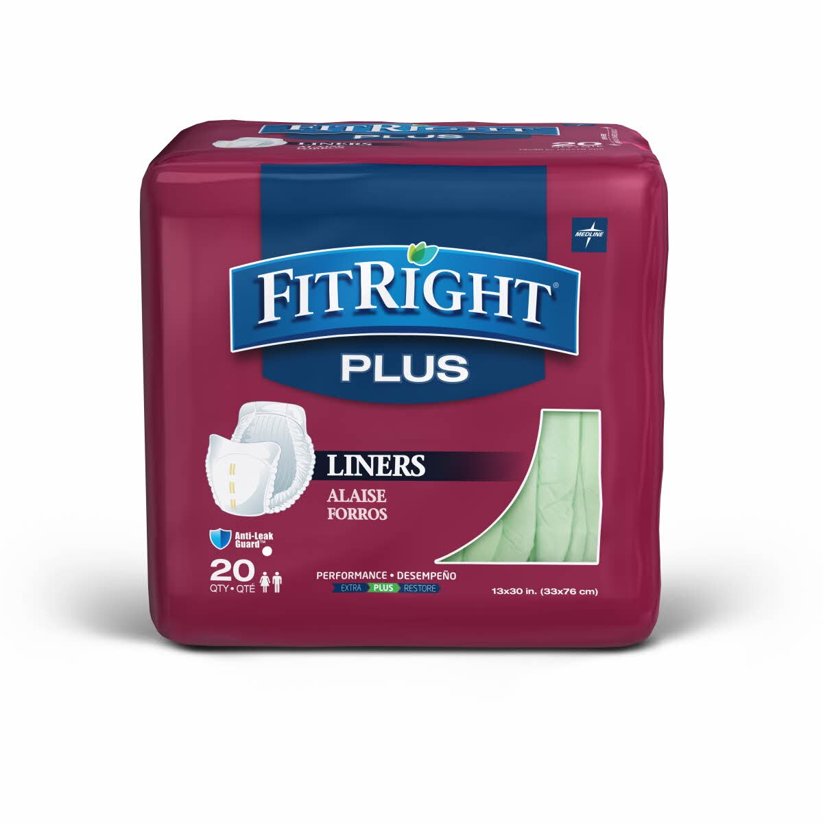 Fitright Absorbency Liner with Low Profile Core to Improve Fit image.