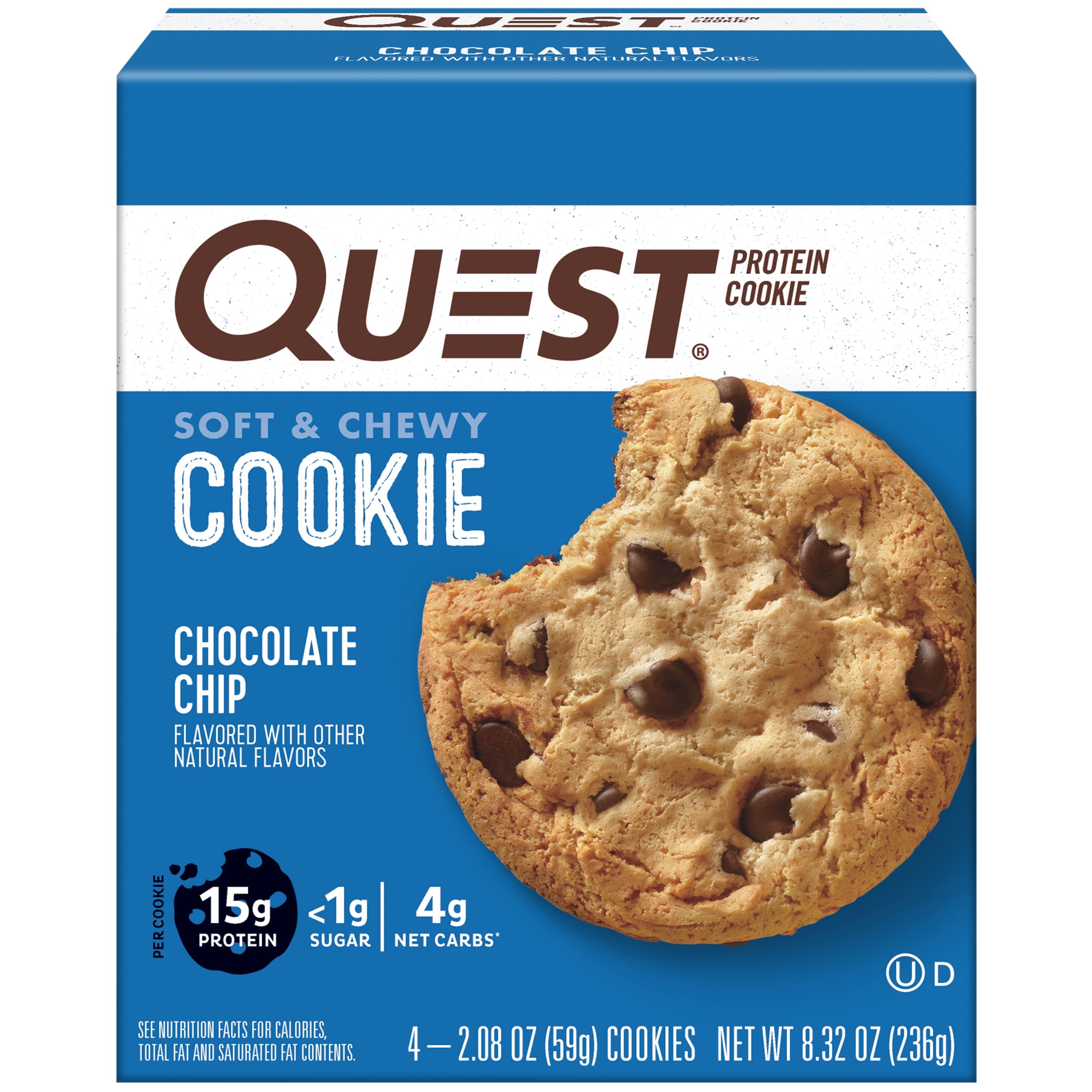 Quest Protein Cookie, 4 CT image.