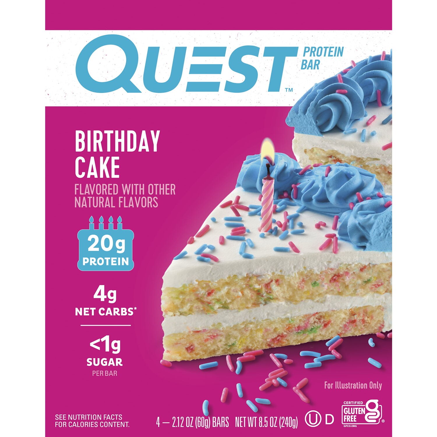 Quest Nutrition Protein Bar, 4 CT image.