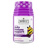 Zarbee's Naturals Children's Elderberry Immune Support*, Vitamin C & Zinc, Berry, 21 Gummies, thumbnail image 1 of 9