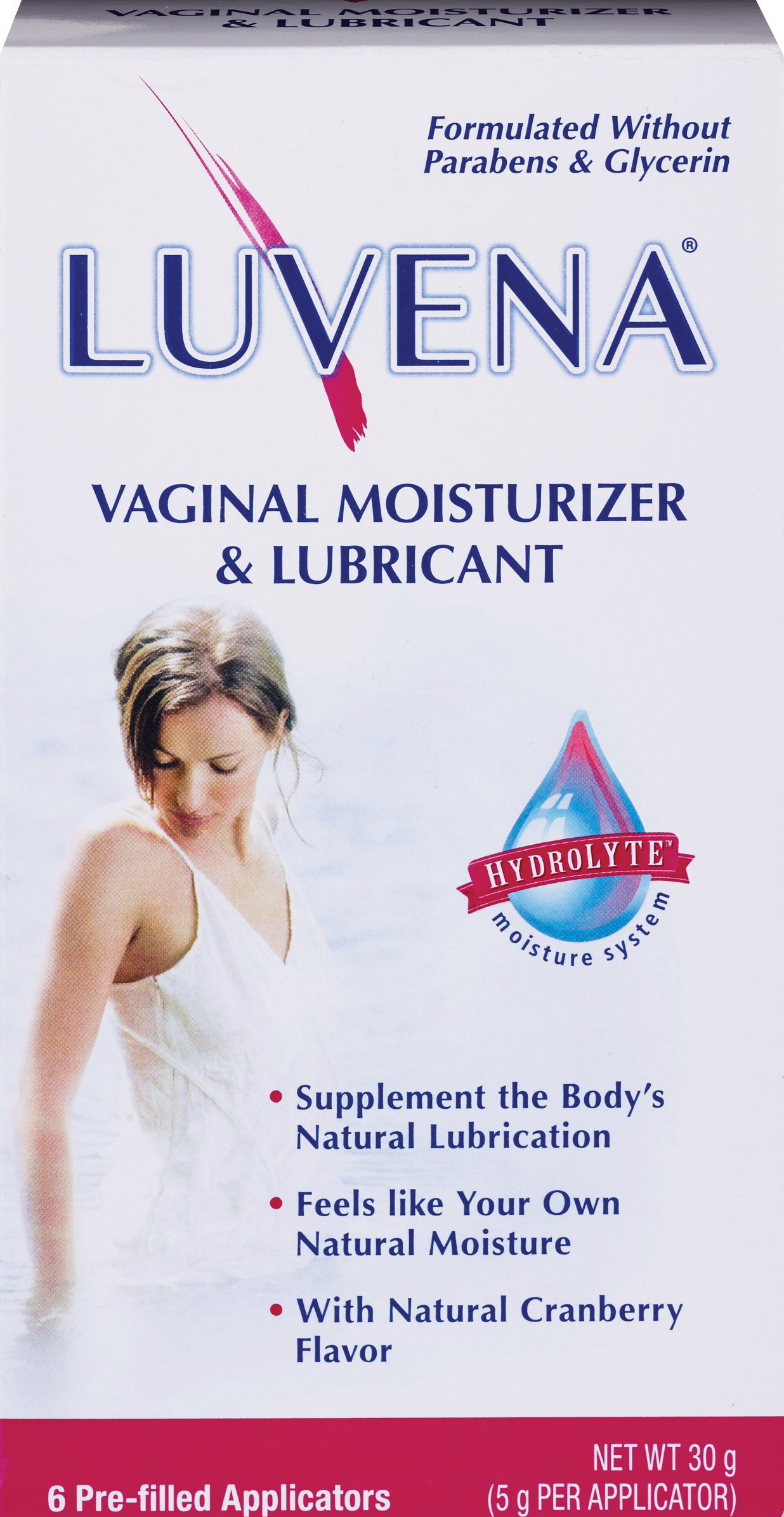 Luvena Vaginal Moisturizer & Lubricant, 6 CT