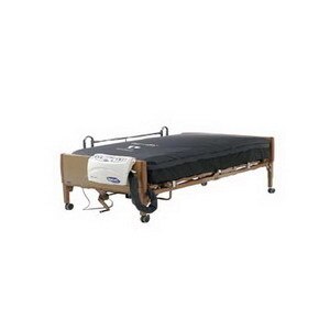 Invacare MicroAIR True Low Air Loss Therapeutic Support Mattress 80 in. x 36 in., Navy Blue image.