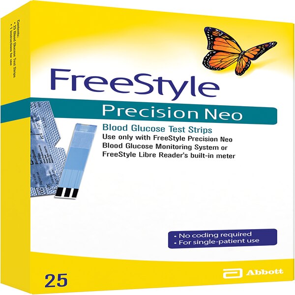 FreeStyle Precision Neo Blood Glucose Test Strips