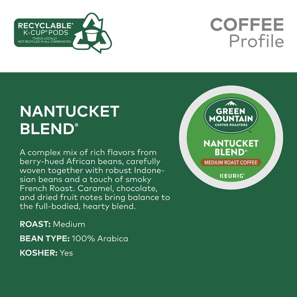 Green Mountain Coffee Roasters, Nantucket Blend 12 ct