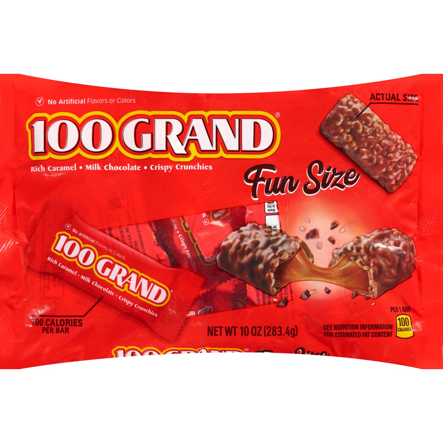 100 Grand, Fun Size Candy Bag, 10 oz