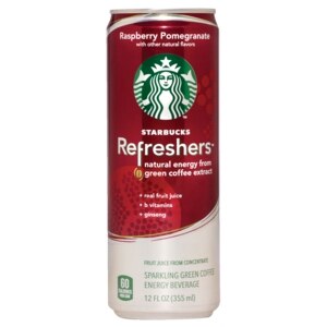 Starbucks Refreshers Revitalizing Energy, Raspberry Pomegranate, 12 oz