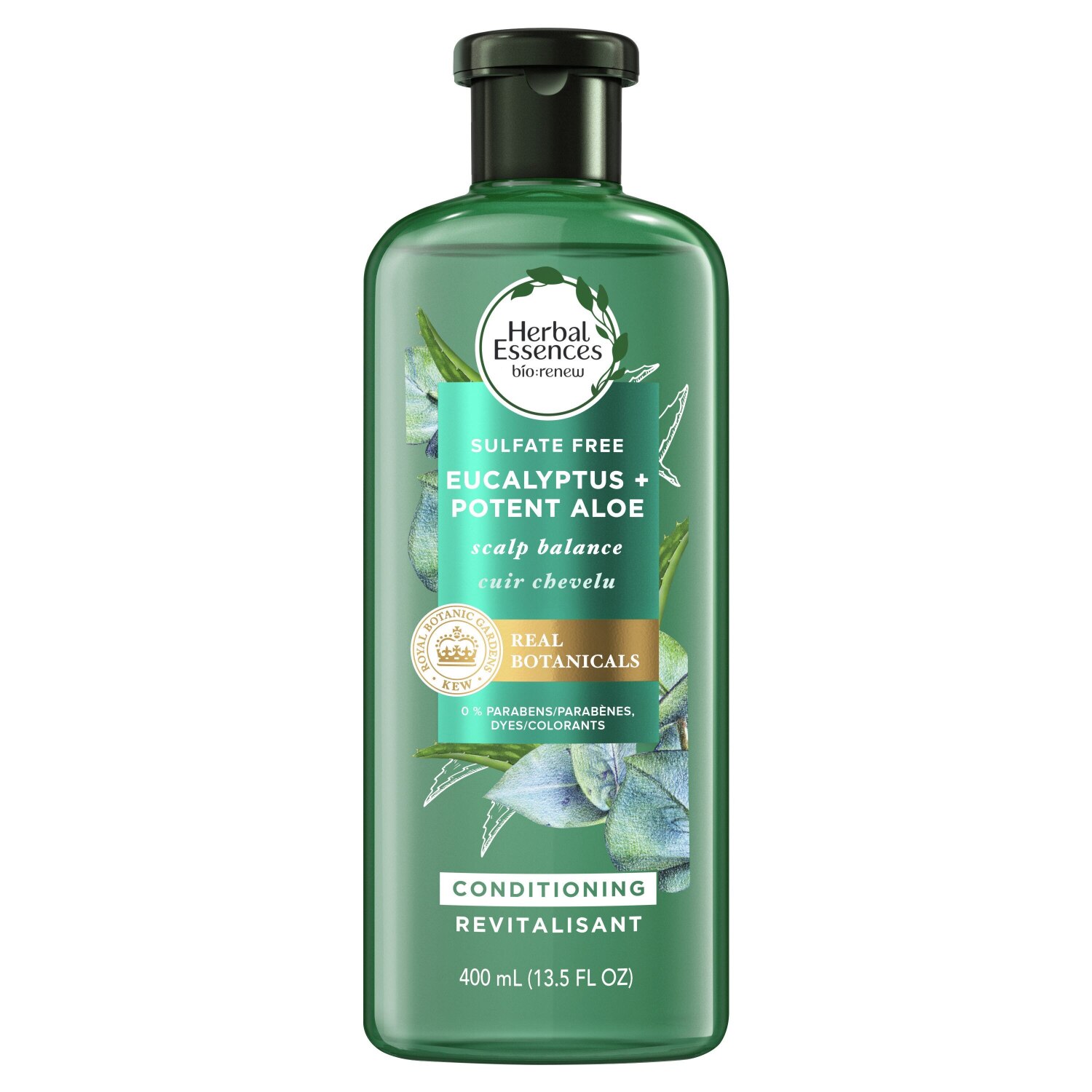 Herbal Essences Bio Renew Potent Aloe & Eucalyptus Scalp Balance Conditioner, 13.5 OZ