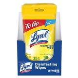 Lysol Travel Size Disinfecting Wipes, 15CT, thumbnail image 1 of 9