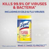 Lysol Disinfecting Wipes, Crisp Linen Scent, thumbnail image 3 of 9