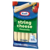 Kraft Mozzarella String Cheese, 12 CT, thumbnail image 3 of 3