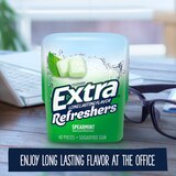 Extra Refreshers Spearmint Chewing Gum, 40 ct, thumbnail image 3 of 5