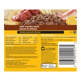 Pedigree Chunck Ground Meaty Dinner, Beef, Bacon & Cheese Flavor, thumbnail image 2 of 4