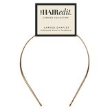 The Hair Edit Gold Carved Chaplet Metallic Headband, 1 CT, thumbnail image 1 of 5