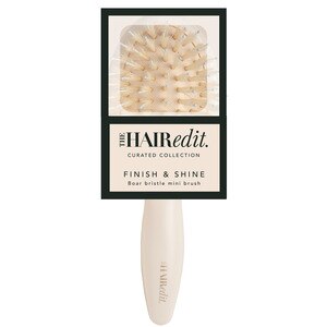 The Hair Edit Finish & Shine Boar Bristle Mini Hair Brush