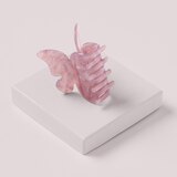 The Hair Edit Medium Marble Papillon Claw Clip, Blush, thumbnail image 4 of 5