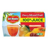 Del Monte Cherry Flavored Mixed Fruit in 100% Juice, 4 ct, 4 oz Cups, thumbnail image 1 of 1