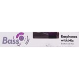 Maxell Bass 13 Earphones with Mic, Purple, thumbnail image 4 of 7