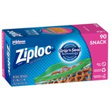 Ziploc Brand Storage Snack Bags, Snack Sized Bags, 90 ct, thumbnail image 4 of 5