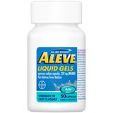 Aleve, Liquid Gels, Naproxen Sodium for Pain Relief, thumbnail image 2 of 3