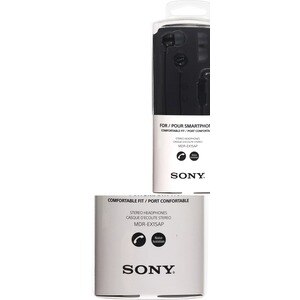 Sony MDR-EX15AP Headphones with Mic for Smartphones