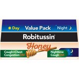 Robitussin Honey Adult Cough + Congestion DM & Nighttime Cough DM 2 x 4oz Bottles, thumbnail image 4 of 5