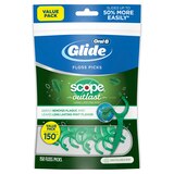 Oral-B Glide Floss Picks plus Scope Outlast, Long Lasting Mint, thumbnail image 1 of 10