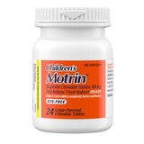 Children's Motrin, Ibuprofen Chewable Tablets, Grape, 24 CT, thumbnail image 4 of 9
