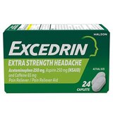 Excedrin Extra Strength Headache Pain Relief Caplets, thumbnail image 1 of 8