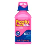 Pepto Bismol Ultra 5 Symptom Relief Liquid, Original, 12 OZ, thumbnail image 1 of 9