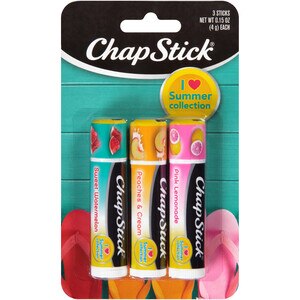 ChapStick Lip Care ''I love Summer'' Variety Pack, 3 0.15 Ounce Sticks