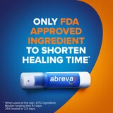 Abreva Docosanol 10% Cream Pump, FDA Approved Treatment for Cold Sore/Fever Blister, 2 grams, thumbnail image 3 of 8