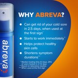Abreva Docosanol 10% Cream Pump, FDA Approved Treatment for Cold Sore/Fever Blister, 2 grams, thumbnail image 4 of 8