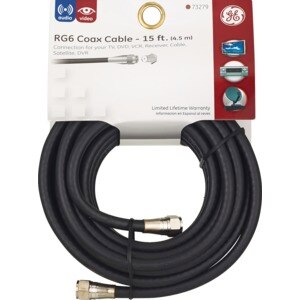 GE RG6 Coax Cable- 15'