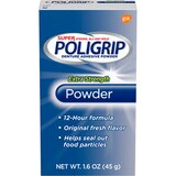 Super Poligrip Denture Adhesive Powder, Extra Strength, thumbnail image 1 of 9