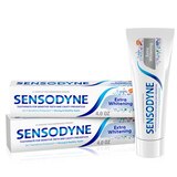 Sensodyne Sensitivity Toothpaste, Extra Whitening, for Sensitive Teeth, 24/7 Protection, 4 ounce (Pack of 2), thumbnail image 1 of 8