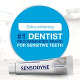 Sensodyne Sensitivity Toothpaste, Extra Whitening, for Sensitive Teeth, 24/7 Protection, 4 ounce (Pack of 2), thumbnail image 3 of 8