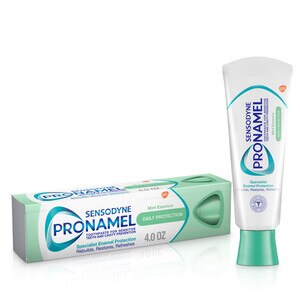 Sensodyne Pronamel Daily Enamel Protection Toothpaste for Sensitive Teeth and Cavity Prevention, Mint Essence, 4 OZ