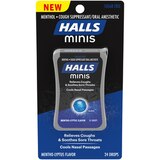 HALLS Minis, Sugar Free Flavored Cough Drops, 24 CT, thumbnail image 1 of 4